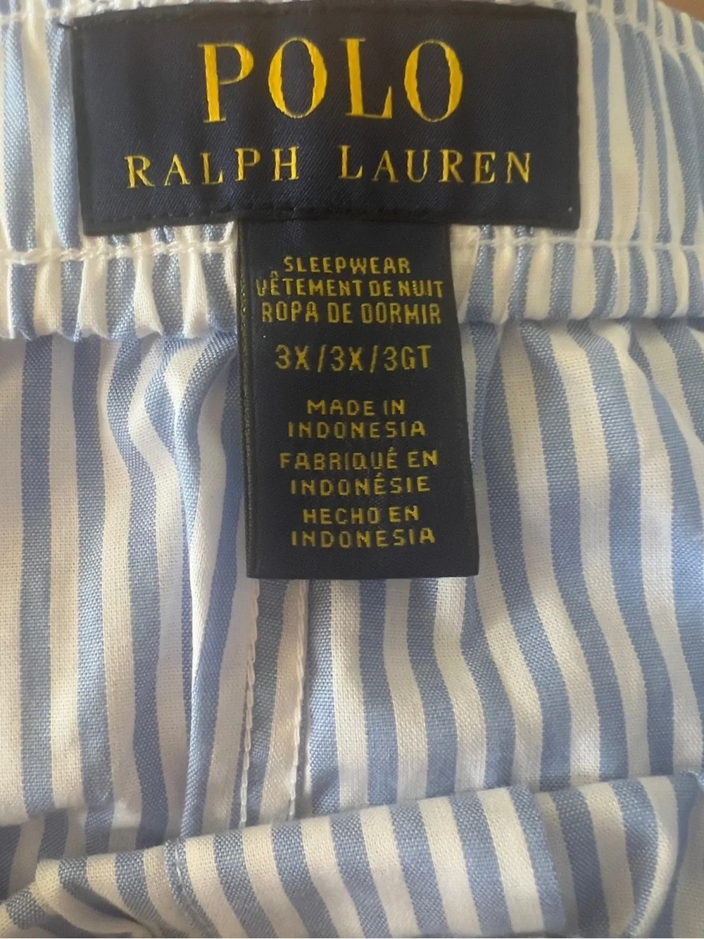 Polo Ralph Lauren Cotton Relaxed Fit Pajama Pants- Size 3X